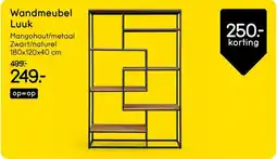 Leen Bakker Wandmeubel Luuk aanbieding
