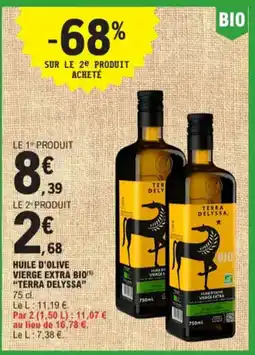 E.Leclerc Huile d'olive vierge extra bio aanbieding