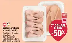 Shop & Go Delhaize Kippenborstfilets of -onderbouten aanbieding
