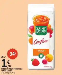 E.Leclerc Confisuc pour confitures saint louis aanbieding