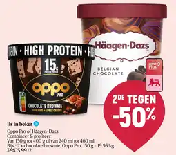 AD Delhaize IJs in beker aanbieding