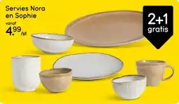 Leen Bakker Servies Nora en Sophie aanbieding