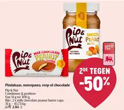 AD Delhaize Pindakaas, notenpasta, reep of chocolade aanbieding