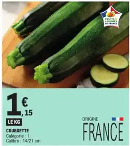 E.Leclerc courgette aanbieding