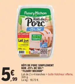 E.Leclerc Rôti de porc simplement aanbieding