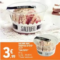 E.Leclerc Salami aux truffes d'été aanbieding