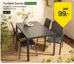 Leen Bakker Tuintafel Savoie aanbieding