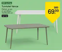 Leen Bakker Tuintafel Vence aanbieding