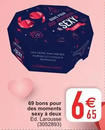 Cora 69 bons pour des moments sexy a deux aanbieding