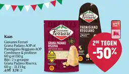 Shop & Go Delhaize Kaas Giovanni Ferrari Grana Padano Riserva aanbieding