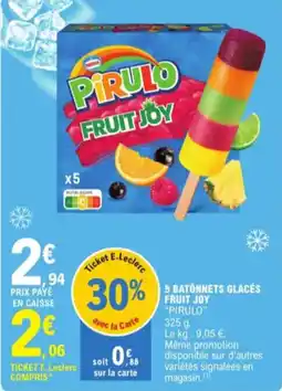 E.Leclerc Pirulo fruit joy aanbieding