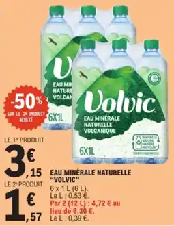 E.Leclerc Eau minérale naturelle volvic aanbieding