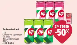 AD Delhaize Bruisende drank 7Up aanbieding