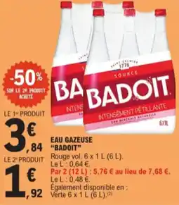 E.Leclerc Eau gazeuse Badoit aanbieding