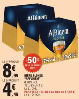E.Leclerc Bière blonde "Affligem" aanbieding