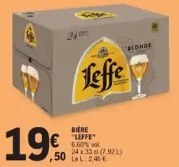 E.Leclerc Bière leffe aanbieding