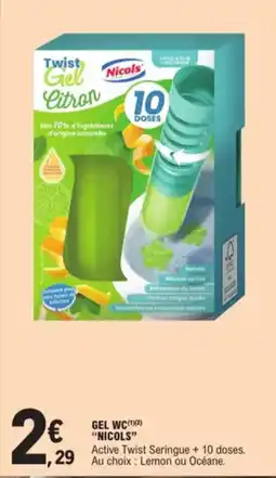 E.Leclerc Gel wc twist aanbieding