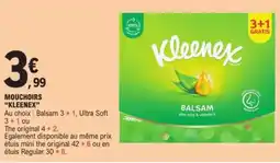 E.Leclerc Mouchoirs kleenex aanbieding