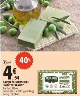 E.Leclerc savon de marseille maître savon aanbieding