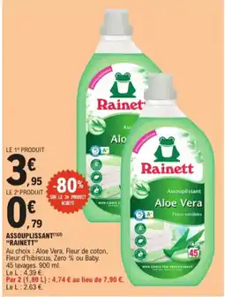E.Leclerc Assouplissant rainett aanbieding
