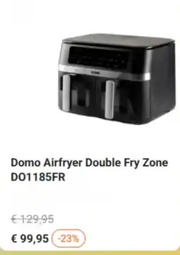 Krëfel Domo airfryer double fry zone aanbieding