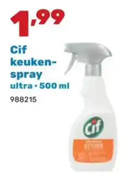 Happyland Cif keuken-spray ultra aanbieding