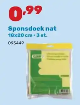 Happyland Sponsdoek nat aanbieding