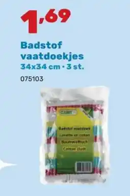Happyland Badstof vaatdoekjes aanbieding
