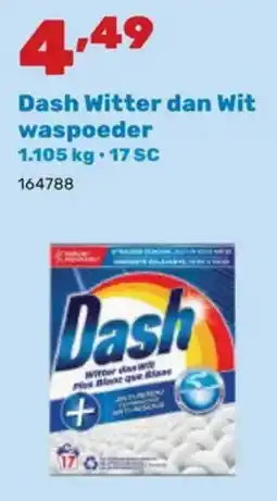 Happyland Dash witter dan wit waspoeder aanbieding