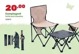 Happyland Campingset tafel met stoelen aanbieding