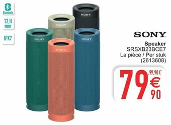 Cora Sony Speaker aanbieding
