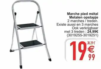 Mache pied metal Metalen opstapje