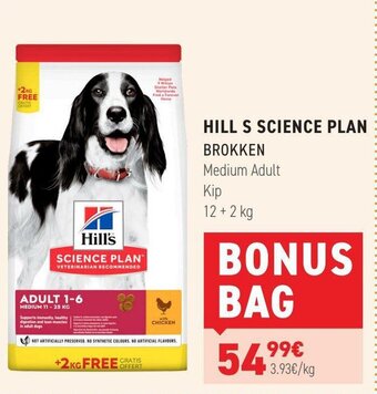 Tom&Co Hill S Science Plan Brokken aanbieding