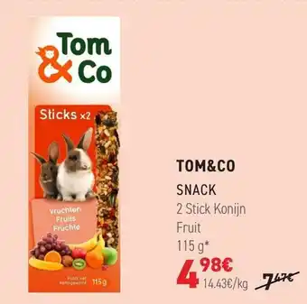 Tom&Co Tom & Co Snack aanbieding