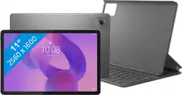 Coolblue Lenovo Idea Tab 11 Pouces 256Go Wifi Gris avec Stylet + Étui Clavier AZERTY aanbieding
