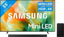 Coolblue Samsung Mini-led 55 M83H (2026) + Samsung HW-B450F (2025) aanbieding