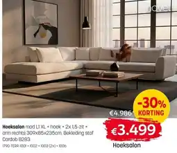 BE-Okay Hoeksalon aanbieding