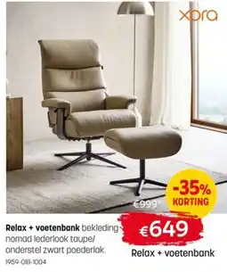 BE-Okay Relax + voetenbank aanbieding