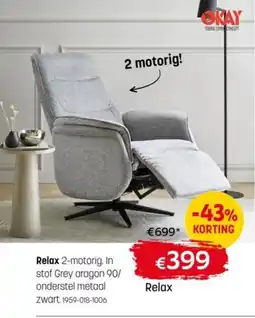 BE-Okay Relax 2-motorig aanbieding