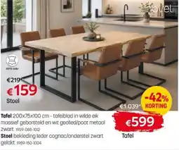 BE-Okay Tafel aanbieding