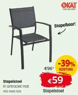 BE-Okay Stapelstoel aanbieding