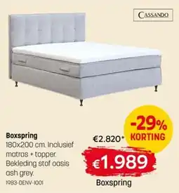 BE-Okay Boxspring aanbieding