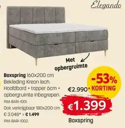 BE-Okay Boxspring aanbieding