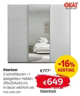 BE-Okay Kleerkast aanbieding