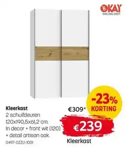 BE-Okay Kleerkast aanbieding