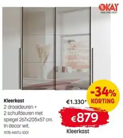 BE-Okay Kleerkast aanbieding