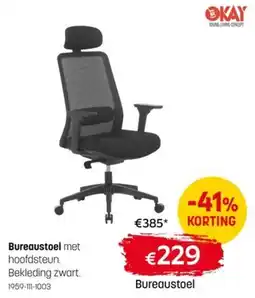 BE-Okay Bureaustoel aanbieding