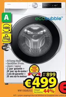 ElectroStock Samsung wasmachine aanbieding