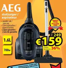 ElectroStock AEG stofzuiger / aspirateur aanbieding