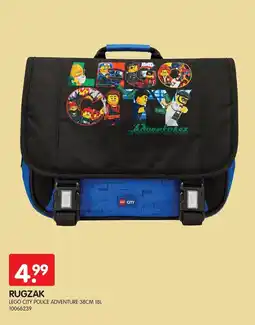 Yess Rugzak lego city police adventure aanbieding